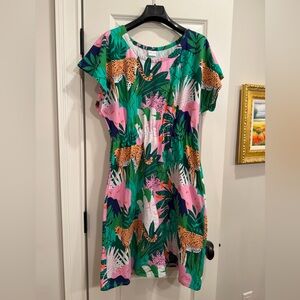 Karla cola Australia Tropical Jungle Print tee Dress